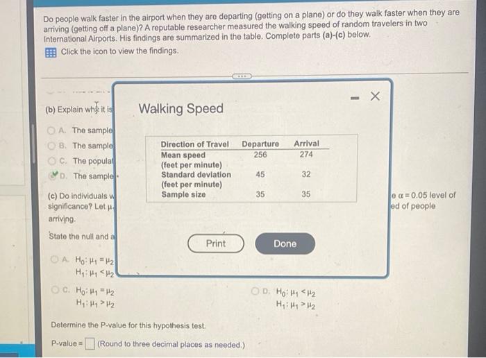 Do People Walk Faster In The Alrport When They Are Departing Getting On A Plane Or Do They Walk Faster When They Are A 1