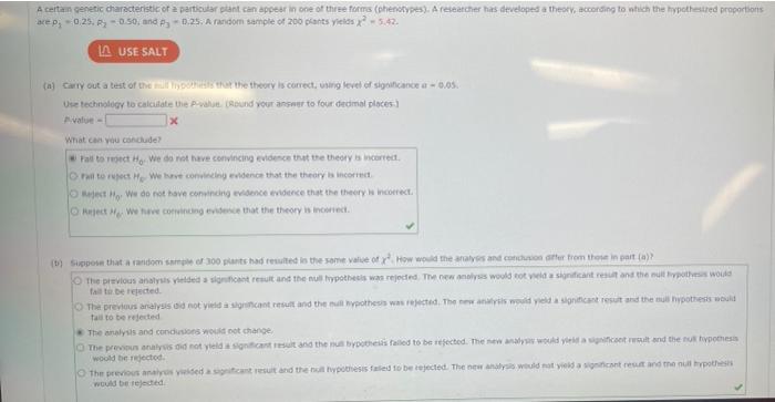 A Certain Genetic Characteristic Or A Particular Plant Can Appear In One Of These Forms Phenotypes A Researches Has D 1