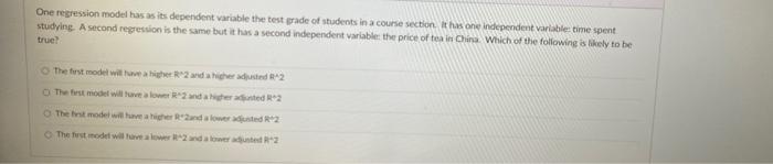In A Regression Analysis The Sse 56 690 And The Sst 113 380 What Is The R Square 0 2 O 0 1 005 O 04 A Value Of 3