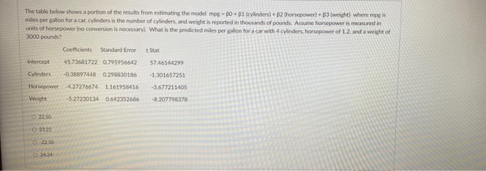 A Multiple Regression Equation Has The Formy 20 5x1 13x3 0 5 How Many Independent Variables Are Contained In This Mo 3