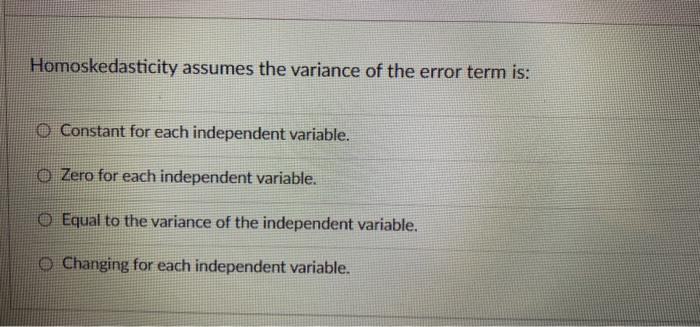 For Data With A Heteroskedasticity Problem The Estimated Parameter Coefficients Will Be Wrong If We Do Not Correct For 3