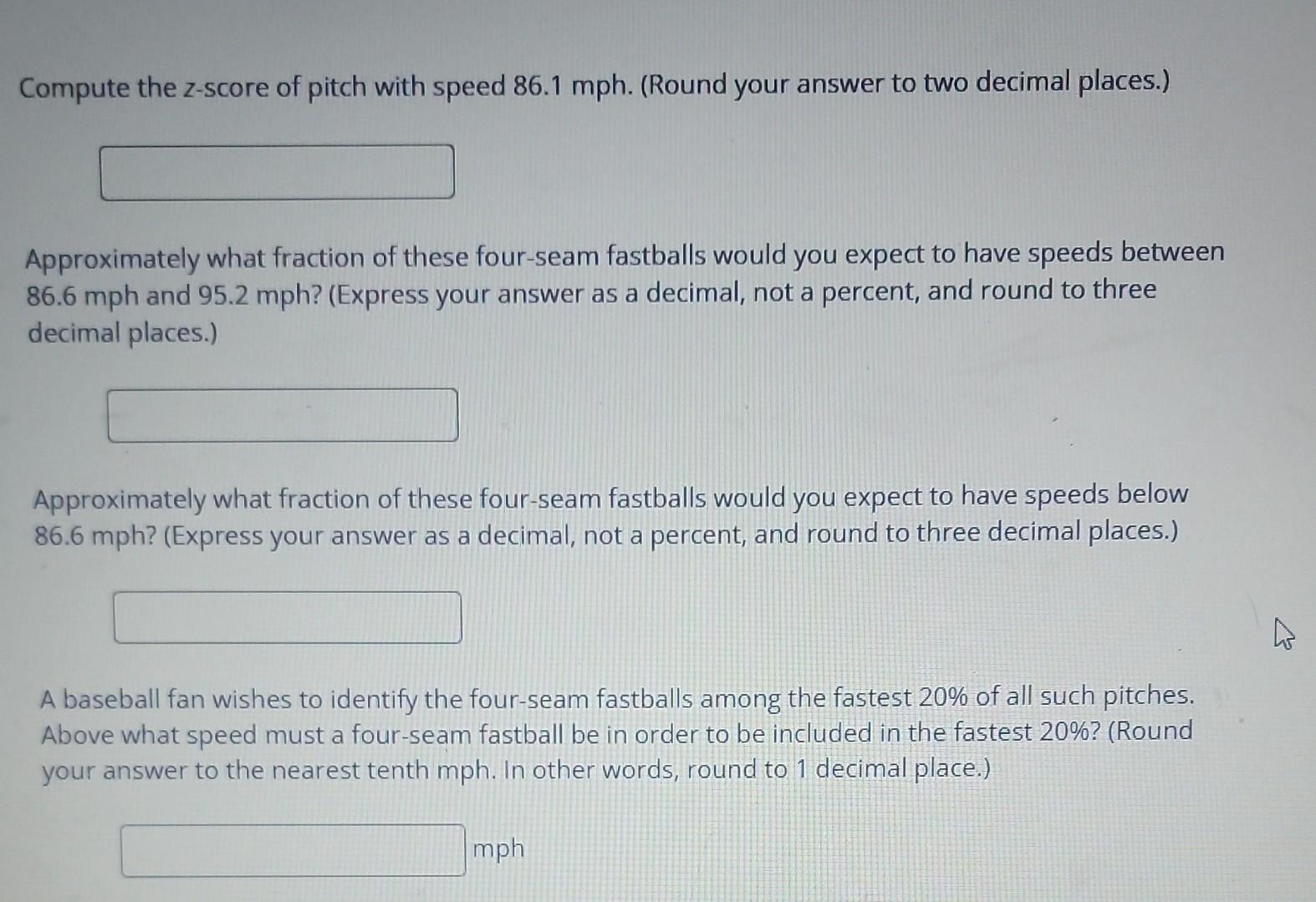 Question 12 Major League Baseball Now Records Information About Every Pitch Thrown In Every Game Of Every Season St 2