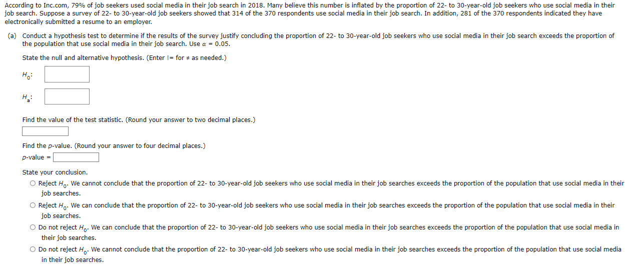 According To Inc Com 79 Of Job Seekers Used Social Media In Their Job Search In 2018 Many Believe This Number Is Infl 1