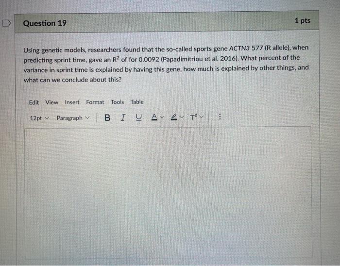 Question 15 1 Pts For The Smokers Vs Non Smokers Study Continued Comment On How The Researcher Should Interpret Her 2