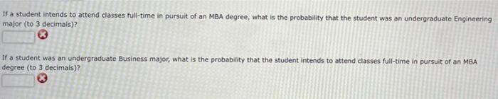 Students Taking The Graduate Management Admissions Test Gmat Were Asked About Their Undergraduate Major And Intent To 3