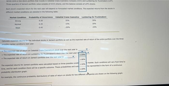2 Statistical Measures Of Stand Alone Risk Rememberthe Expected Value Of A Probability Distribution Is A Statistical Me 2