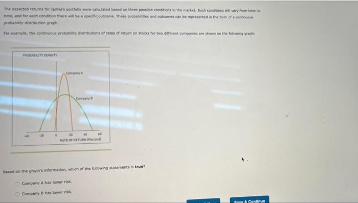 2 Statistical Measures Of Stand Alone Risk Rememberthe Expected Value Of A Probability Distribution Is A Statistical Me 5