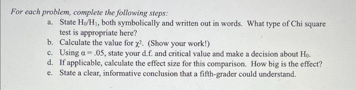For Each Problem Complete The Following Steps A State H H Both Symbolically And Written Out In Words What Type Of C 1