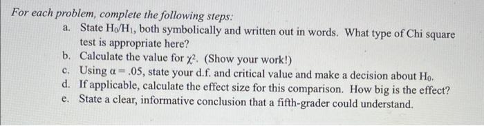For Each Problem Complete The Following Steps A State H H Both Symbolically And Written Out In Words What Type Of C 1