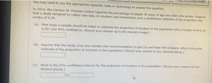 Rise Another You May Need To Use The Appropriate Appendix Table Or Technology To Answer This Question In 2014 The Cent 1
