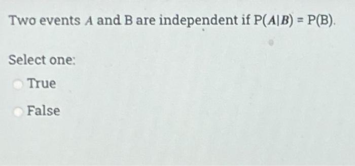 Select One True False Using The Counting Rules It Is Possible To Compute Probabilities Of The Form N A N Without A 3