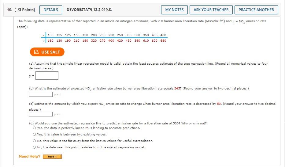 10 13 Points Details Devorestats 12 2 019 5 My Notes Ask Your Teacher Practice Another The Following Data Is Repres 1