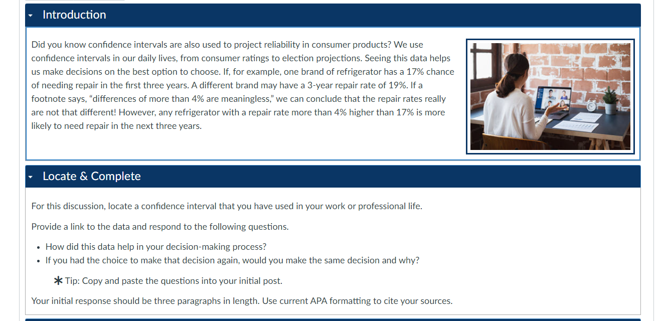Introduction Did You Know Confidence Intervals Are Also Used To Project Reliability In Consumer Products We Use Confide 1