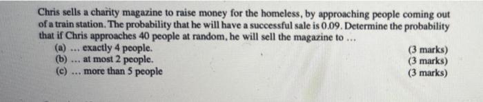 Chris Sells A Charity Magazine To Raise Money For The Homeless By Approaching People Coming Out Of A Train Station The 1