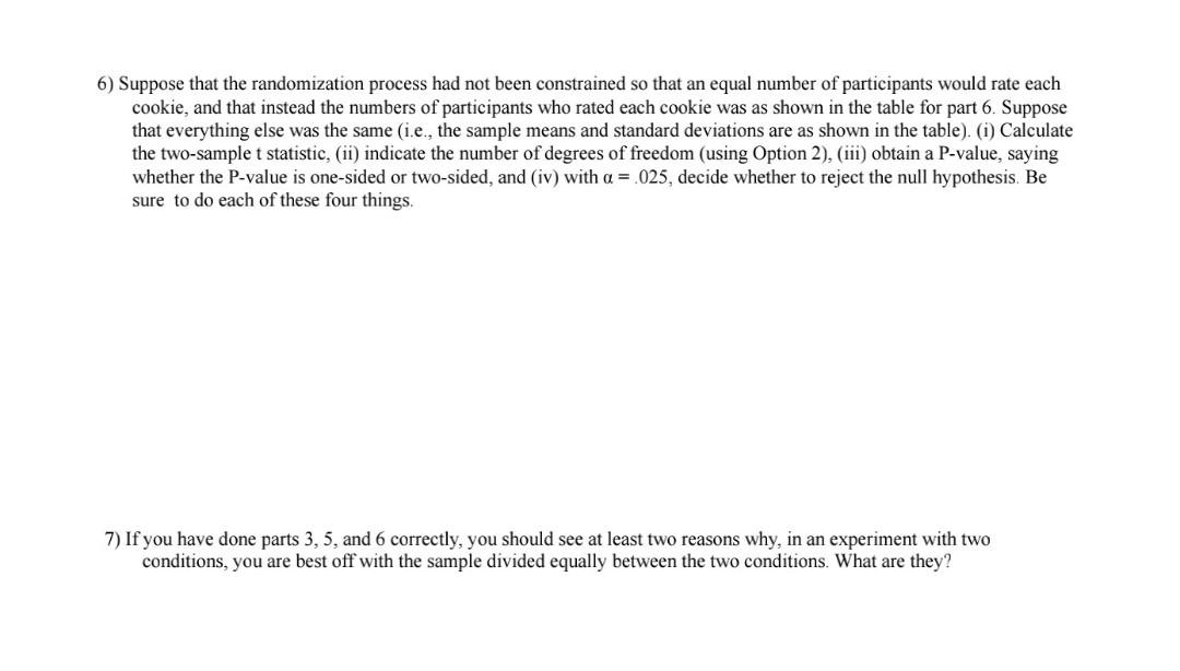 Viii A Researcher Employed By A University Dining Facility Wanted To Know Whether Customers Like Russian Teacakes A Ty 2