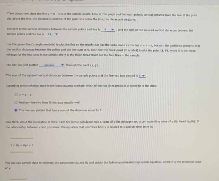Ch 14 Mastery Assignment Simple Linear Regression In The United States Tire Tread Depth Is Measured In 32nds Of An I 2
