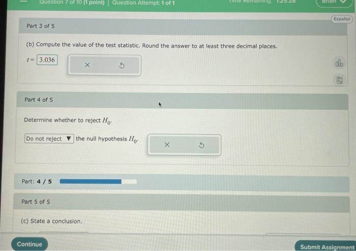 Ne 190 4 Question 7 Of 10 1 Point Question Attempt 1 Of 1 Commuting To Work A Community Survey Sampled 1923 People I 2