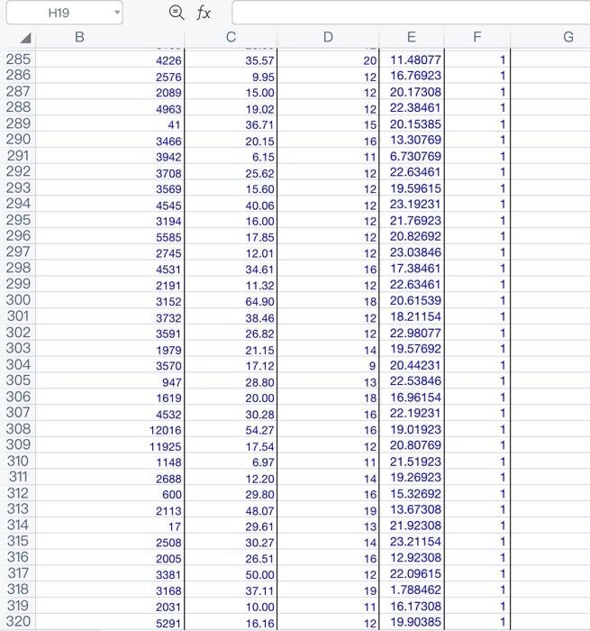 Paste L Copy B Ic Ii Iii Format Painter H19 Q Fx Aa B D E F G H 1 The Dataset Of A Random Sample Of 540 People Is Listed 10