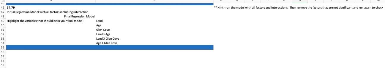 Hint Run The Model With All Factors And Interactions Then Remove The Factors That Are Not Significant And Run Again 1