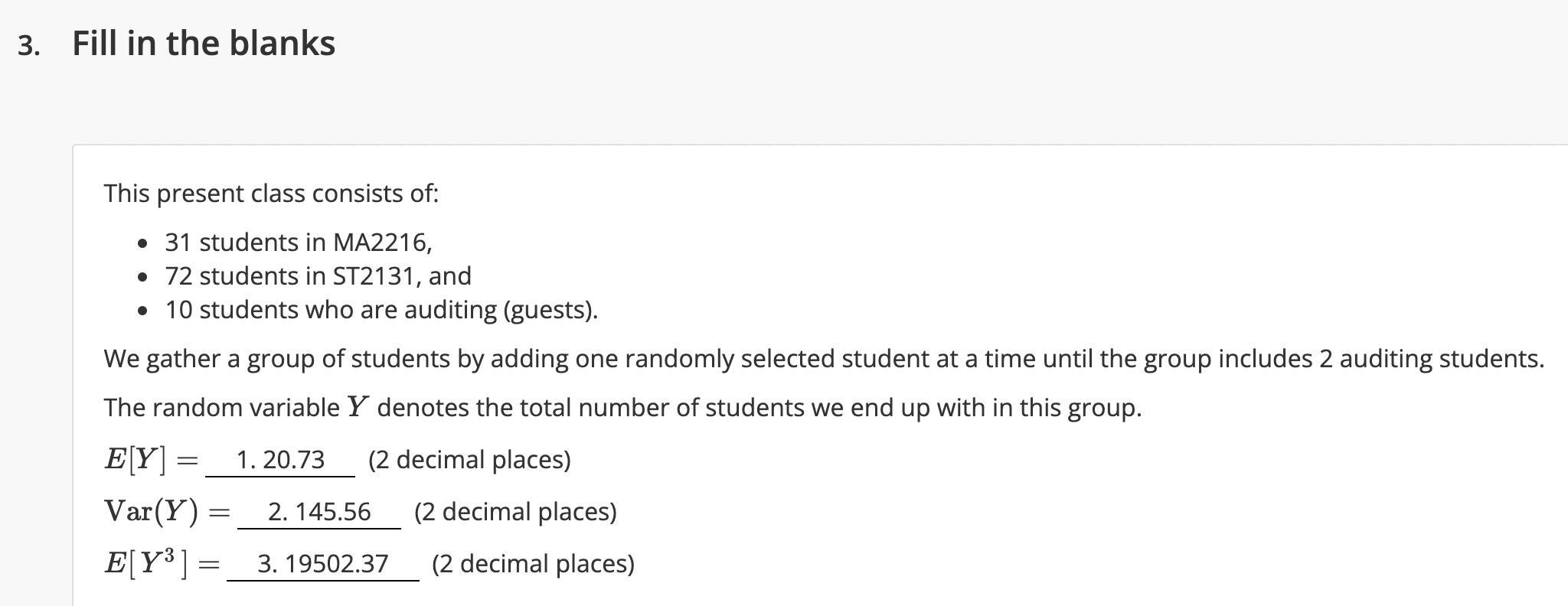 Please Help To Solve This Probability Problem The Numbers On The Line Excluding The Question Numbers Like 1 2 3 Ar 1