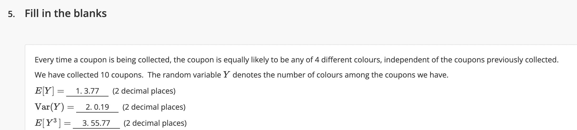 Please Help To Solve This Probability Problem The Numbers On The Line Excluding The Question Numbers Like 1 2 3 Ar 1
