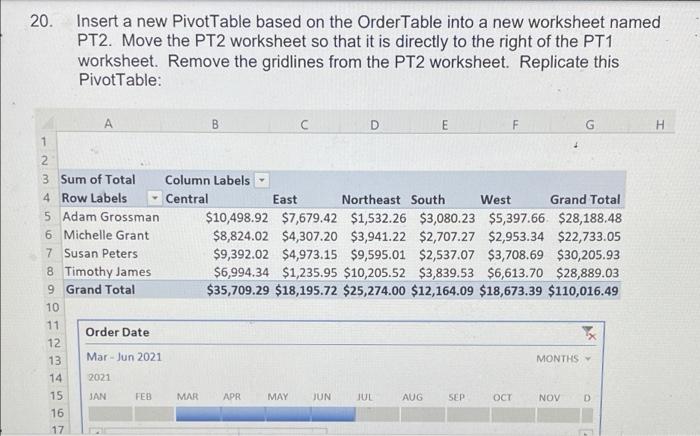 18 19 Make The Orders Data An Actual Excel Table Name The Table Ordertable Figure Sense One Way To Check Your Ans 3