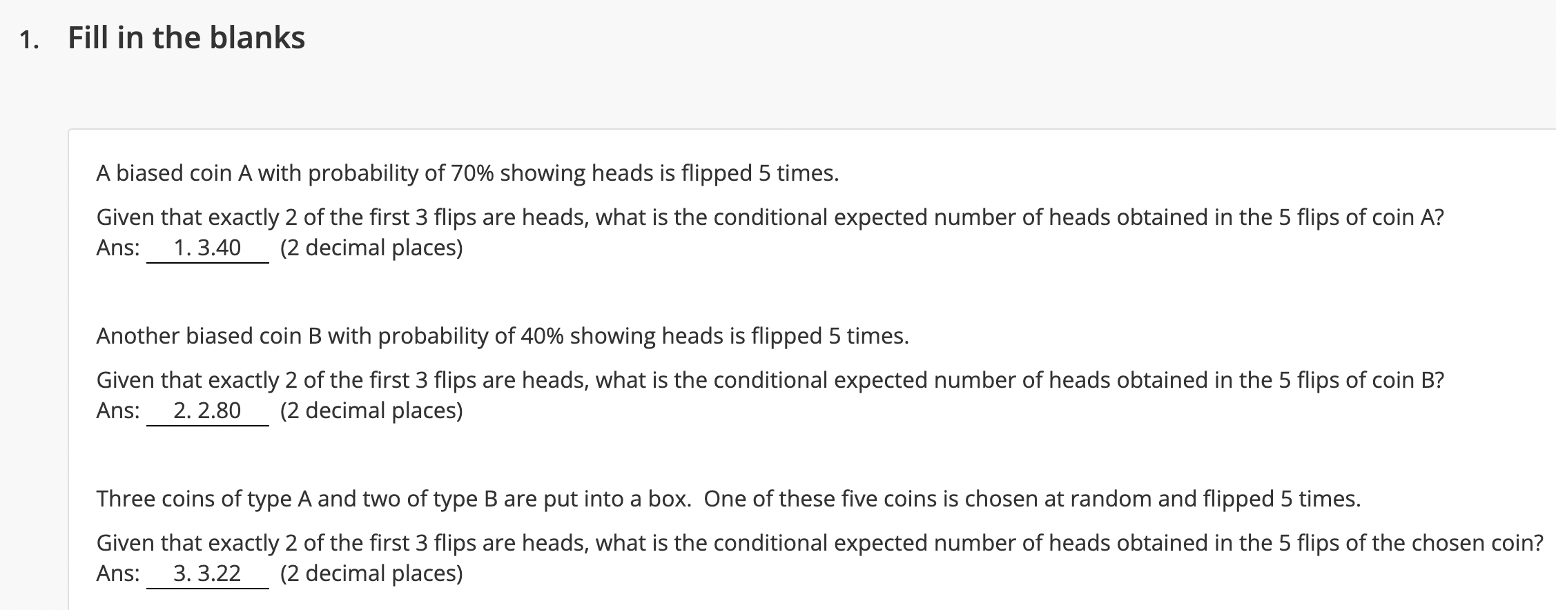 Please Help To Solve This Probability Problem The Numbers On The Line Excluding The Question Numbers Like 1 2 3 Ar 1