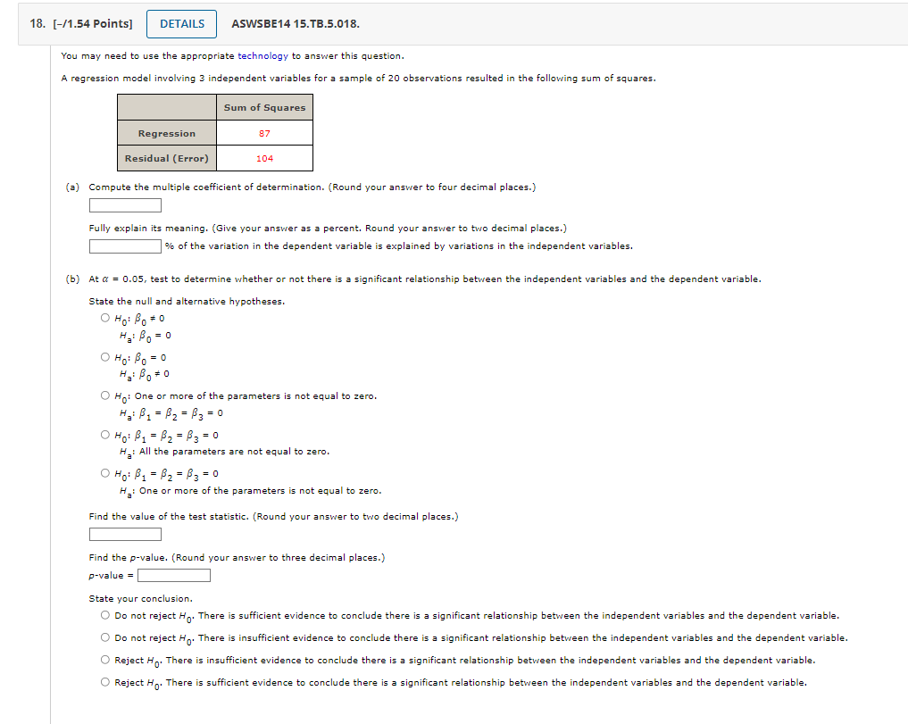 18 1 54 Points Details Aswsbe14 15 Tb 5 018 You May Need To Use The Appropriate Technology To Answer This Questio 1