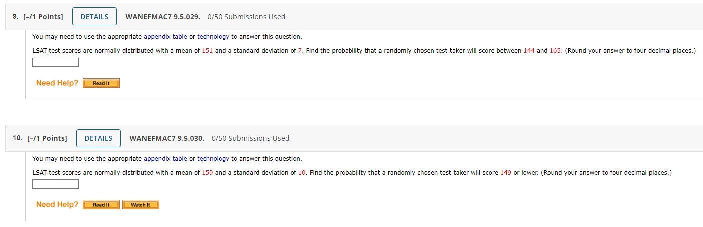 9 1 Points Details Wanefmac7 9 5 029 0 50 Submissions Used You May Need To Use The Appropriate Appendix Table Or Te 1