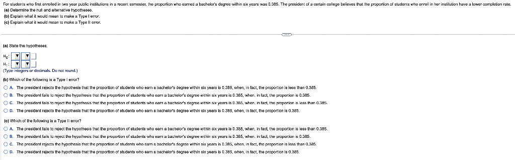 For Students Who First Enrolled In Two Year Public Institutions In A Recent Semester The Properlian Who Earned A Bachel 1