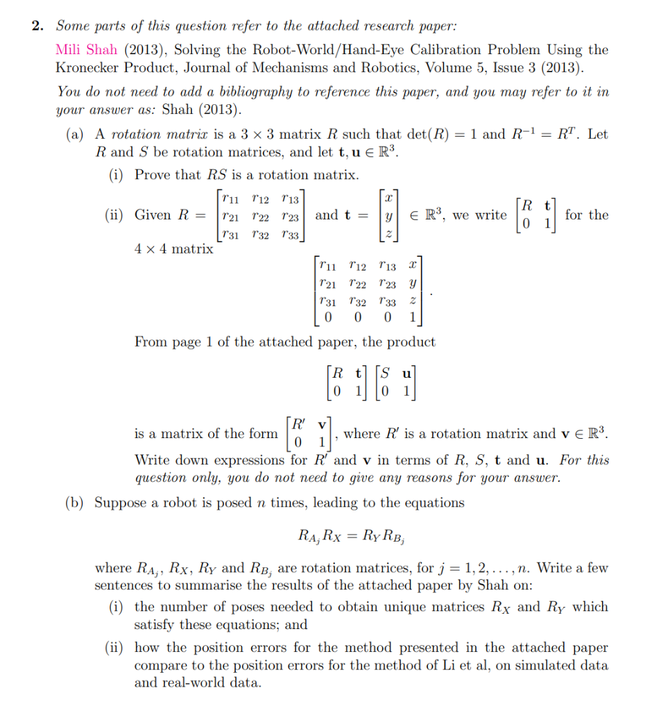 Please Answer All Parts 1