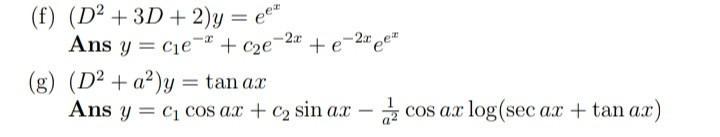 2 Te 2x Per F D2 3d 2 Y Ech Ans Y Cie C2e G D2 A Y Tan Az Ans Y Ci Cos Ax C Sin Ax Cos 1