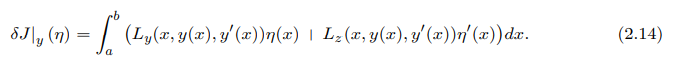 Exercise 2 3 Prove That Sjl Given By 2 14 Also Satisfies The Alternative Definition Of The First Variation Based On 2