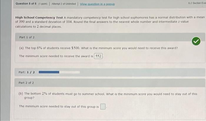 Question 5 Of 6 1 Point Alterngit 2 Of Unlimited View Question In Ddur 62 Section Exe High School Competency Test A Man 1