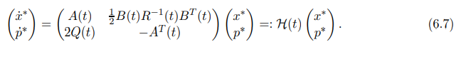 Exercise 6 1 Let X T Y T Be Nxn Matrices Satisfying The Linear Differential Equation Ht With The Boundary 2