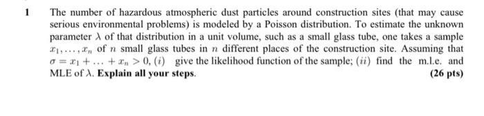 1 The Number Of Hazardous Atmospheric Dust Particles Around Construction Sites That May Cause Serious Environmental Prob 1