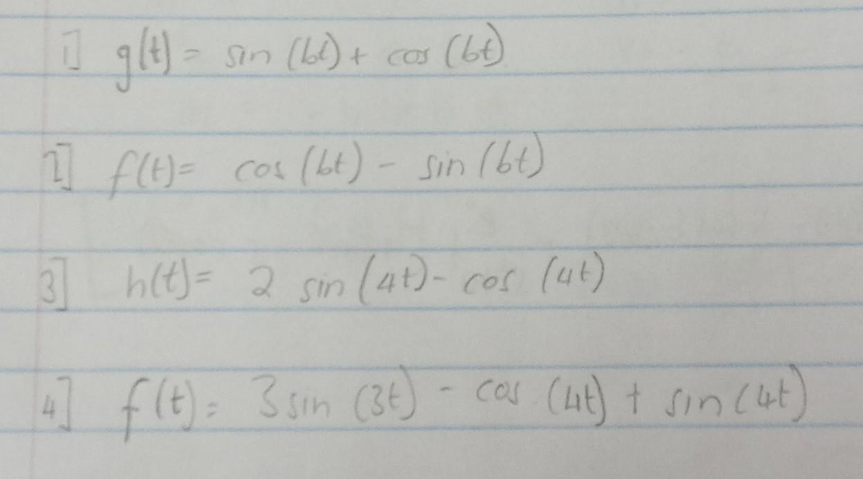 11 G T Sin Bt Cos 6 F T Cos Bt Sin Bt 37 H T 2 Sin 4 Cos 46 4 F T 3 Sin 36 Cos 1