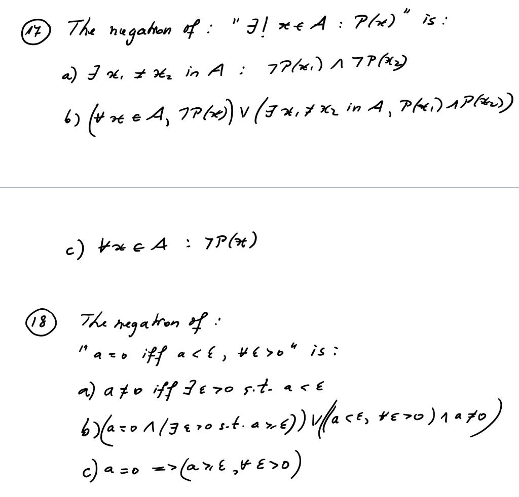 17 The Nugation Of 3 A P Is Plve 7777 17 P 43 6 A 776 V 34 7x2 In A Plei 1713 A 1