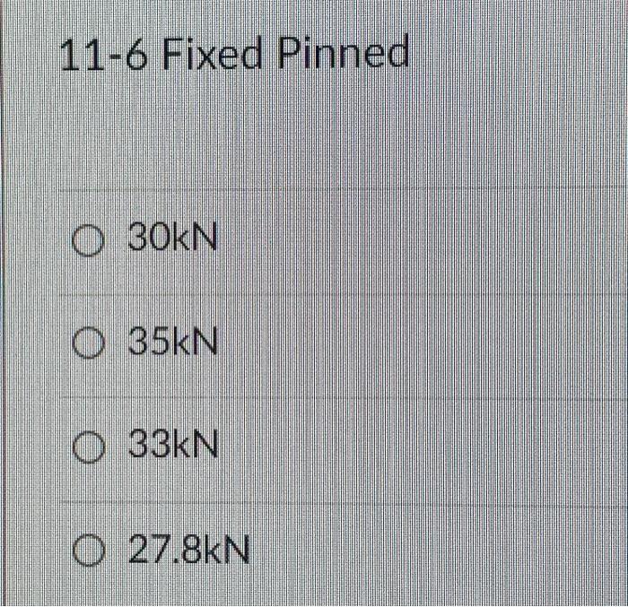Problems 11 1 11 11 11 2 11 3 11 4 Determine The Critical Load For A Pinned End Col Umn Made Of A Circular Bar Of 3