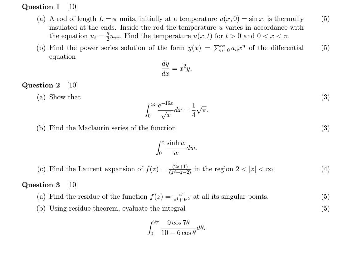 Please Help With Question 1 1
