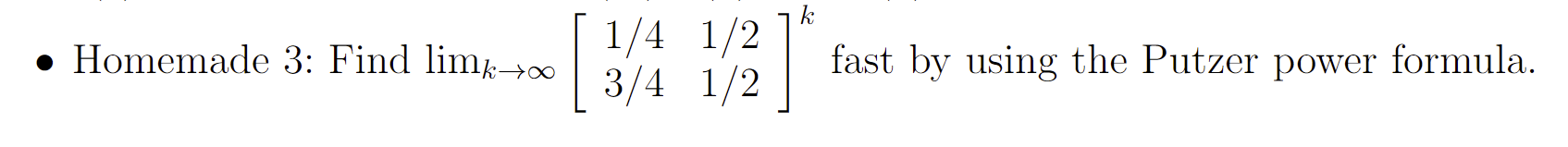 K Homemade 3 Find Limk Too 1 4 1 2 3 4 1 2 Fast By Using The Putzer Power Formula 1