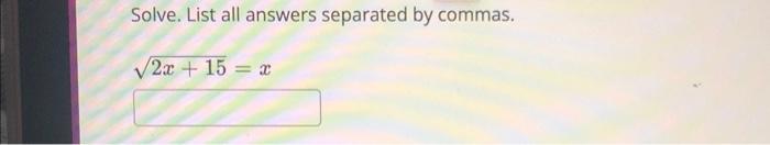Solve The Equation 1x 48 X 6 Answer 2 Solve The Equation 1 1 X 10 Answer 2 Enter Your Answer As An I 3