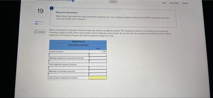 Compute Ending Work In Process Inventory For A Manufacturer Using The Following Information Raw Materials Purchased Dir 12
