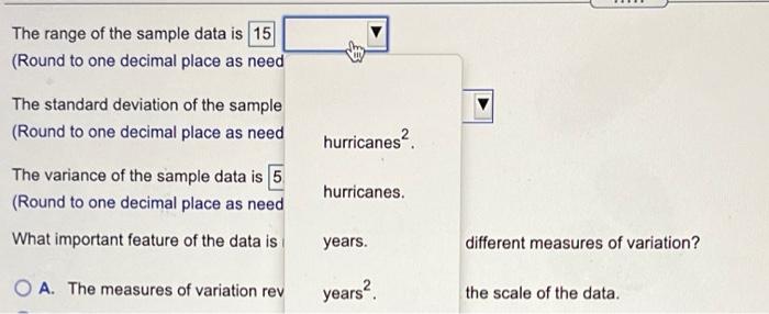 Tig Listed Below Are The Numbers Of Hurricanes That Occurred In Each Year In A Certain Region The Data Are Listed In Or 2