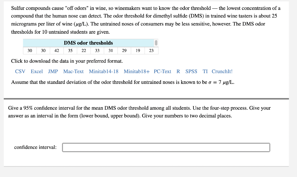 Sulfur Compounds Cause Off Odors In Wine So Winemakers Want To Know The Odor Threshold The Lowest Concentration Of 1