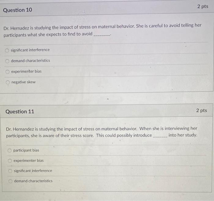 2 Pts Question 6 Dr Le Is Interested In Social Media Use In College Students He Hypothesizes That There Will Be A Diff 3