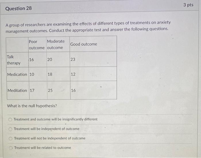 3 Pts Question 26 A Professor Asked All Of Her Stats Classes Whether They Preferred Dogs Cats Or A Different Type Of P 3