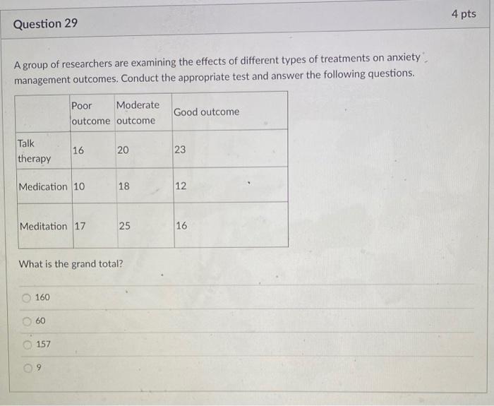 3 Pts Question 26 A Professor Asked All Of Her Stats Classes Whether They Preferred Dogs Cats Or A Different Type Of P 4