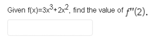 Given F X 3x2 2x2 Find The Value Of F 2 1