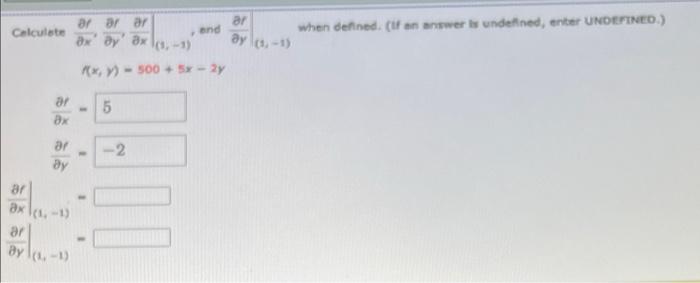 Ar Calculate Ar Orar Ox By Ax And When Defined If An Answer Is Undefined Enter Undefined Ay 1 1 X Y 500 5 1